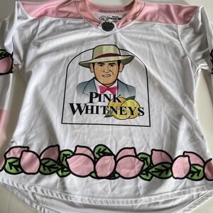 Barstool Sports Men League Sweaters Pink Whitneys Hockey Jersey Adult Sz XL Rare